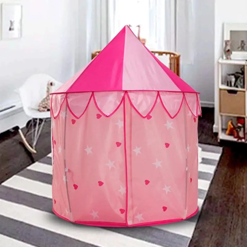 Детский тент для девочек, детская палатка-Типи палатка для игр в форме замка, дом, детская мебель, игрушки для бассейна, Tipi Wigwam, детские игрушки для детей