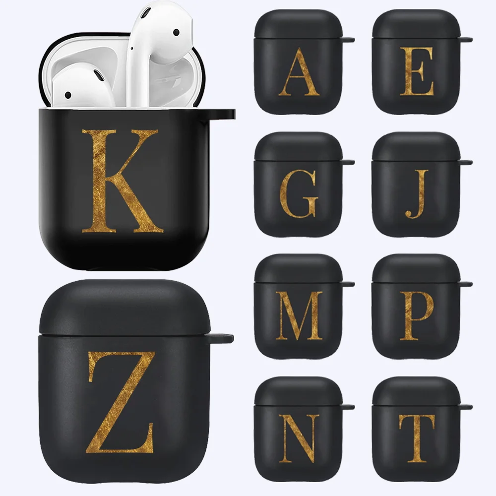 For Apple AirPods 1st Gen A1523 A1722 /AirPods 2nd A2032 A2031 Anti-fall Black Soft Silicone Wireless Headphone Case | Электроника