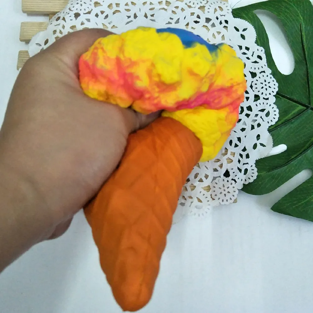 Slow Rising Ice Cream Cone Kids Toys window display photography props Kitchen Toy Simulation food toy kids gifts #B