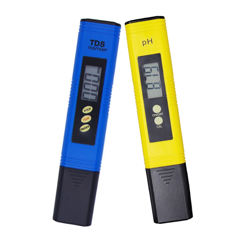 PH and TDS Tester Цифровой рН-метр EC& TDS тест er тестер кислотности качества воды монитор тест-ручка автоматическая калибровка карманные тесты ers для бассейна скидка 30 - Цвет: PH and TDS Tester