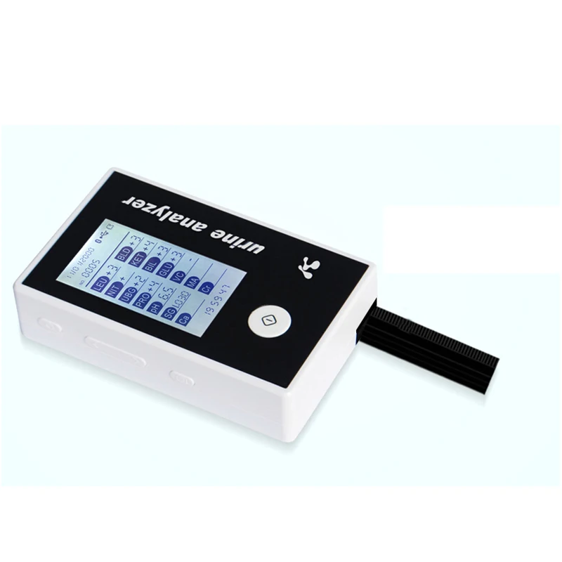 Бытовой анализатор мочи, ЖК-монитор MicroUSB, 11 тестовых бумажных тестов+ 100 тестовых полосок, датчик функции почек - Цвет: 14 detector 100pc