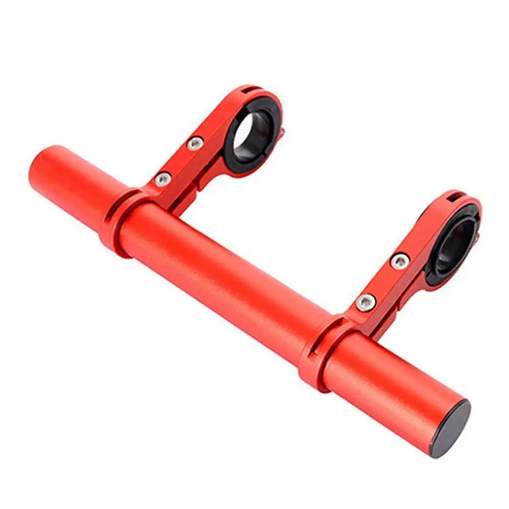 Горный велосипед, руль для велосипеда, фонарик, держатель для телефона, расширенный кронштейн для руля велосипеда, крепление для руля, расширенный держатель для руля - Цвет: 20cm Red