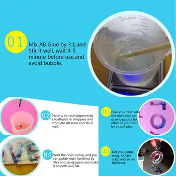 

15Color Epoxy Resin Dye Colorant Non-Toxic Ink Resin Pigment Kit Jewelry Making M2EA