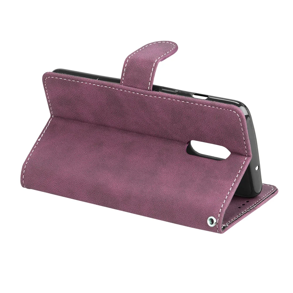 Perfect 100pcs/lot Vintage Scrub 3 card flip wallet leather cover case for One plus 5 5T 6 7 7 Pro Oneplus 5 5 T 6 7 7 Pro shell 15
