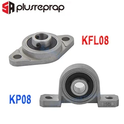 1/2/4PCS KFL08 KP08 8mm Bore Diameter Pillow Block Flange Rhombic Bearing Zinc Alloy 3D Printer DIY Parts for T8 Lead Screw
