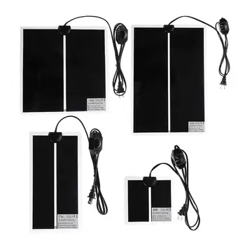 

5-20W US Plug Terrarium Reptiles Heat Mat Climbing Pet Heating Warm Pads Adjustable Temperature Controller Mat Reptiles Supplies