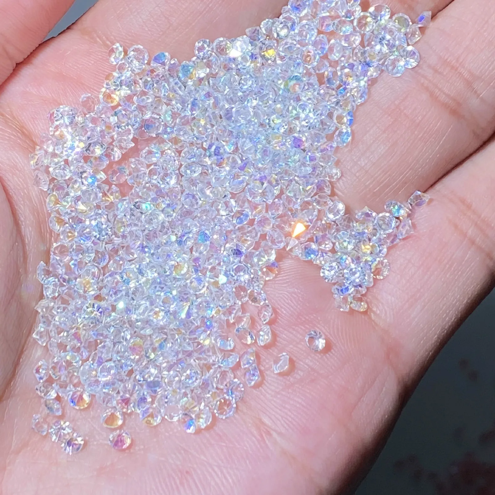 New Pointed Sole Heart 5mm Sugar Diamonds 3D Colored Resin Apply To DIY  Nail Art Rhinestones Accessories Crystal - AliExpress