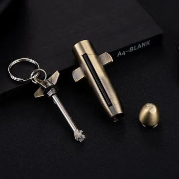 

Missile Permanent Match Petrol Lighter Metal Mini Unusual Kerosene Lighters Flints Smoke Cigarette Lighter Gadgets For Men