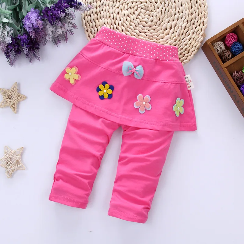

Girls Pants Kids Leggings 0-3Y Toddler Clothing Autumn Cotton Leggings Warm Baby Girl Skirt-pants High Quality
