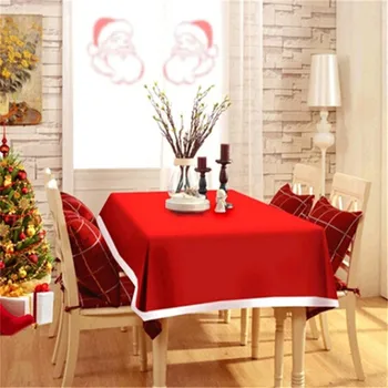

Fashion Home Kitchen Dining Table Decorations Christmas Tablecloth Rectangular Party Table Covers Christmas Ornaments