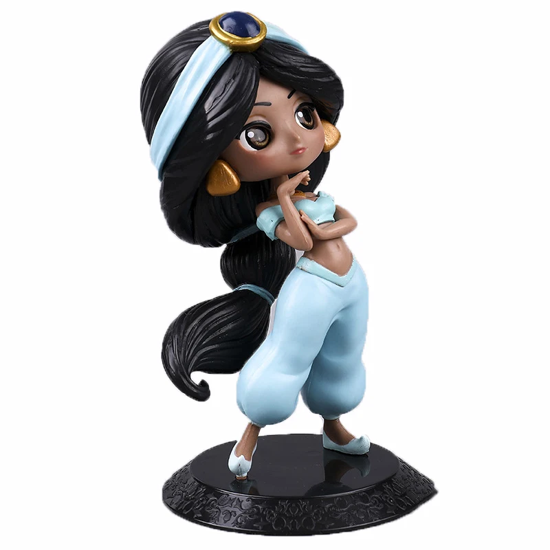 Экшн фигурка Принцессы Диснея Q Version персонажи колокольчик Принцесса Жасмин ПВХ