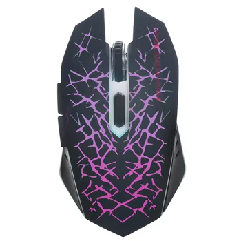 

3 Buttons USB Wireles Luminous Gamer Computer Gaming Mouse 2400DPI LED Special 3D Shaped Portable Computer Shift Key Gamer Mouse