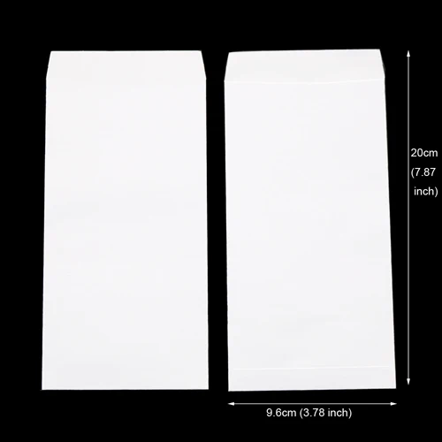 12 шт. классические ретро крафт-бумажные конверты DIY ремесло пустой серебряный пустой бумажный пакет свадебные приглашения подарок конверт - Цвет: white