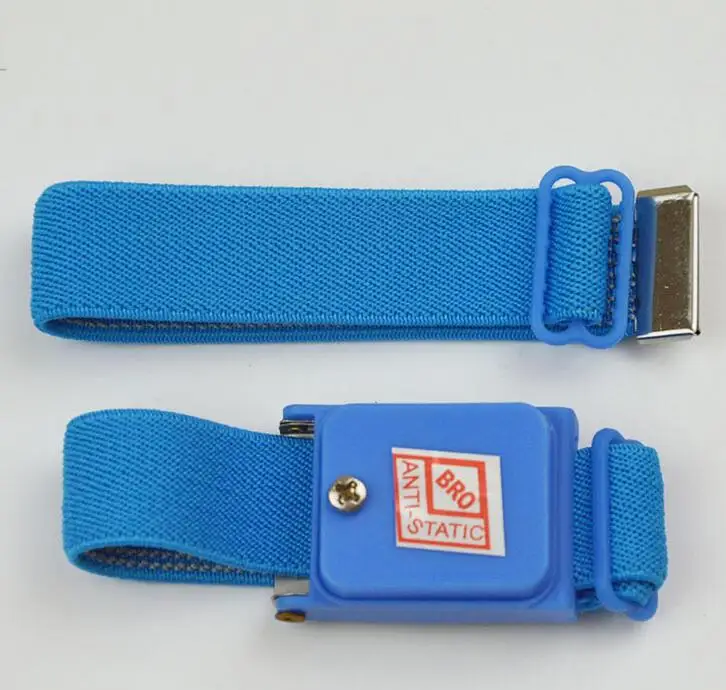 

300pcs Cordless Wireless Clip Antistatic Anti Static ESD Wristband Wrist Strap Discharge Cables For Electrician IC PLCC worker