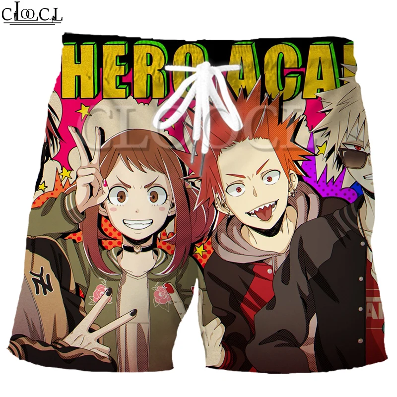 Мужские спортивные шорты CLOOCL в стиле японского аниме Моя геройская Академия