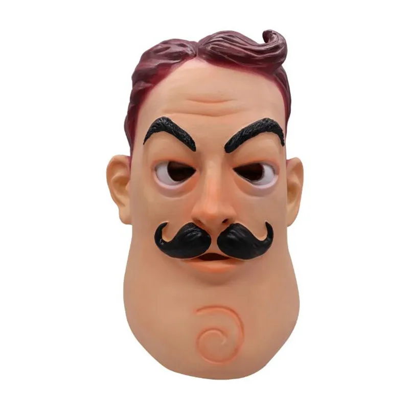 Горячая новая игра Hello Neighbor Маска Косплей костюмы реквизит Хэллоуин террор