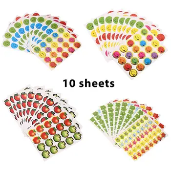 

Random Style Self Adhesive Incentive Stickers Reward Stickers Teacher Stickers Cute Decals Children Gift Educational Stationery