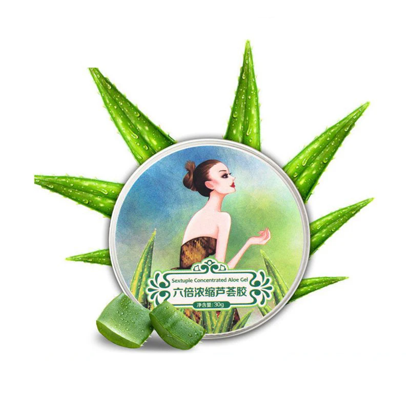 Naturals 6 раз Концентрированный гель-крем с алоэ вера лечение акне удаление масло от акне контроль успокаивающий и увлажняющий уход за лицом TSLM1