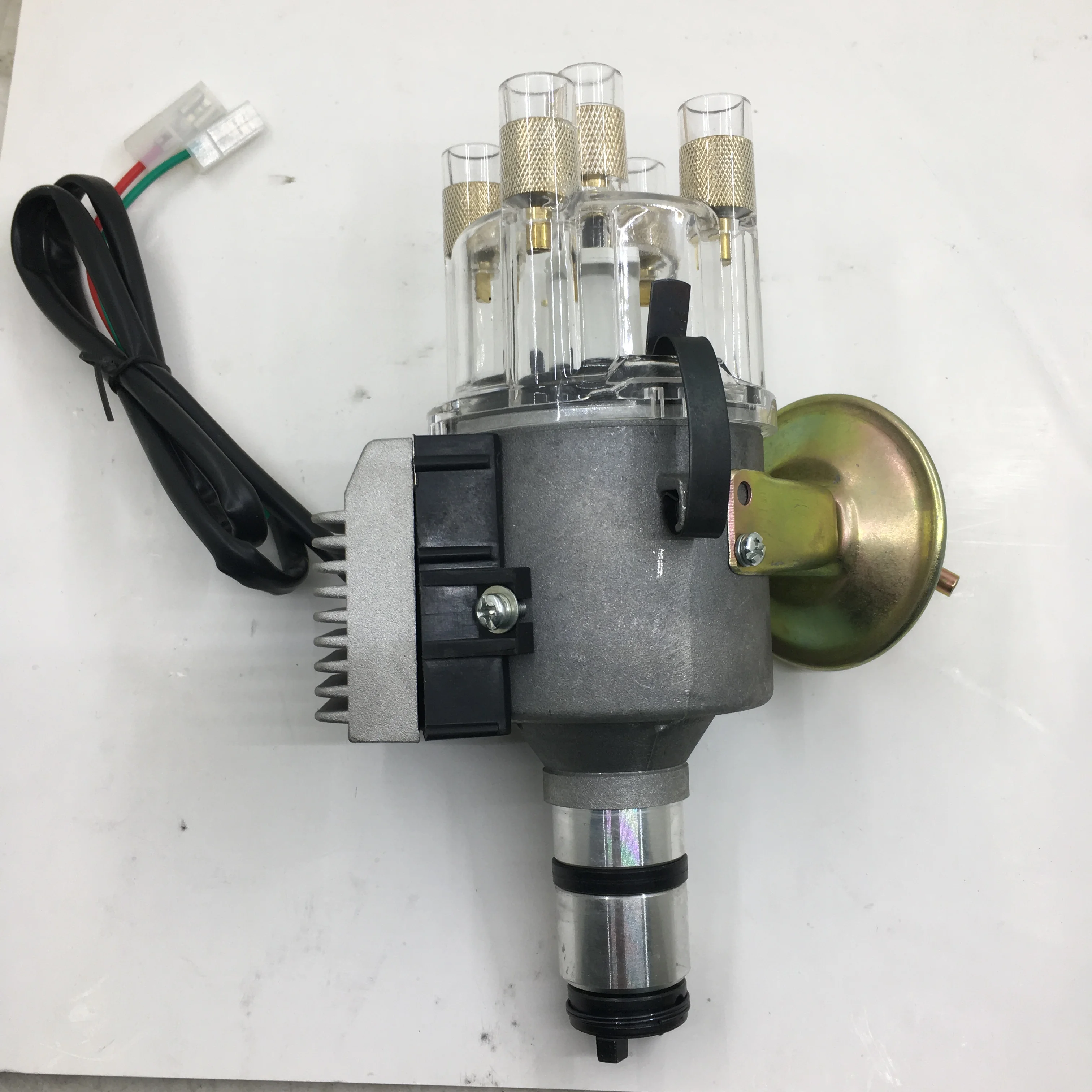 SherryBerg complete distributor for Empi 9437 Electronic All-in-One Vacuum Advance Distributor for VW Aircooled Engine clear cap