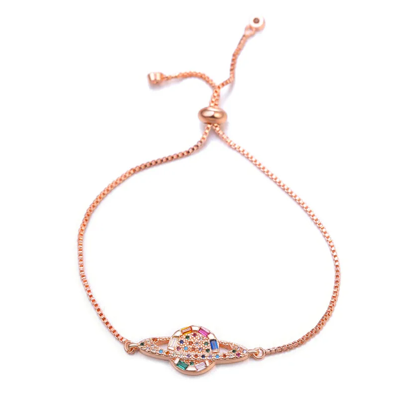 rose gold Модные CZ скрипки браслеты подарок для женщин розовое золото Pulseras Mujer Свадебный женский браслет с кристаллами вечерние ювелирные изделия подарок друзьям - Окраска металла: rose gold