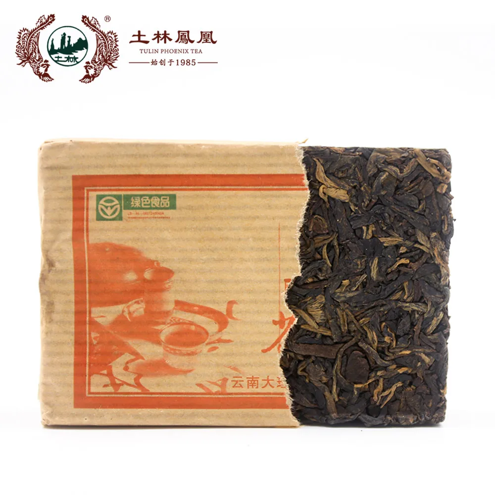 Tulin Pu-erh Chinese Tea Phoenix 2006 Юньнань Fenghuang чай из ПУ-erh сжатый Shen 100 г | Дом и сад