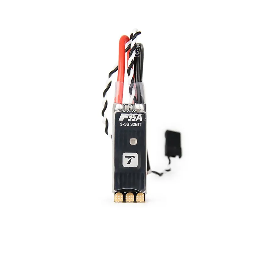 

T-Motor F35A 3-5S BLHeli_32 11mm narrow ESC supports RGB tri-color light FPV Crossing machine 35A ESC RC drone helicopter part