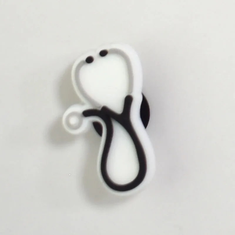 CSBL Cartoon Medical Shoe Ornament VC Flexible Glue Buckle Eva Sandals Shoe Top Ornaments Accessories Croc Kids Charm CSBL Cartoon Medical Shoe Ornament VC Flexible Glue Buckle Eva Sandals Shoe Top Ornaments Accessories Croc Kids Charm