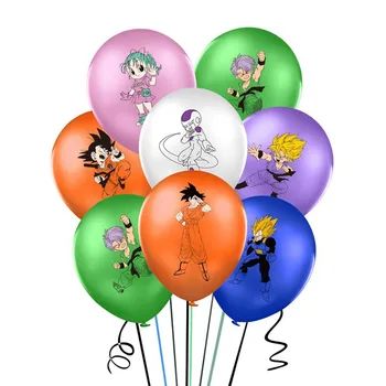 

10pcs/lot 12inch 2.8g Dragon Ball Latex Balloons For Birthday Party Decoration Anime Theme Party Dragon Ball Z Air Globos