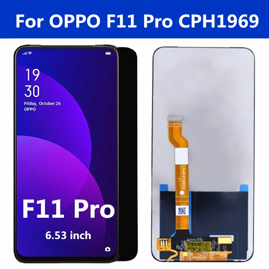 

6.53'' For OPPO F11 Pro CPH1969 LCD Display Touch Screen Digitizer Assembly Replacement For OPPO F11Pro Lcd