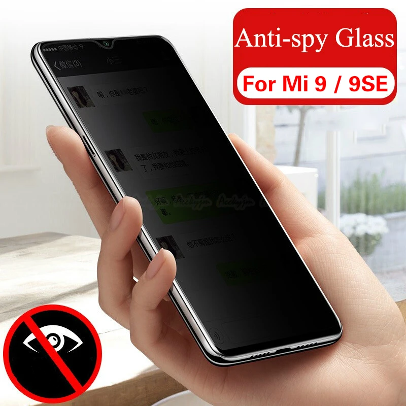 JGKK защита от шпионов закаленное стекло для Xiaomi Mi 9 SE 9SE Scrren подглядывания защитная