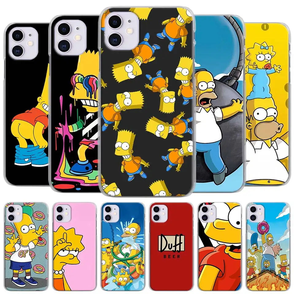 Чехлы Homer J. Simpson для Apple iPhone 11 Pro Max X XR XS MAX 11 Pro 7 8 6 6s Plus 5 5S SE жесткий чехол