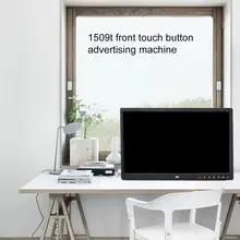 15 дюймов 7 сенсорных кнопок поддержка inспереди 1080P 1509T фото видео плеер цифровой альбом цифровая фоторамка рекламная машина