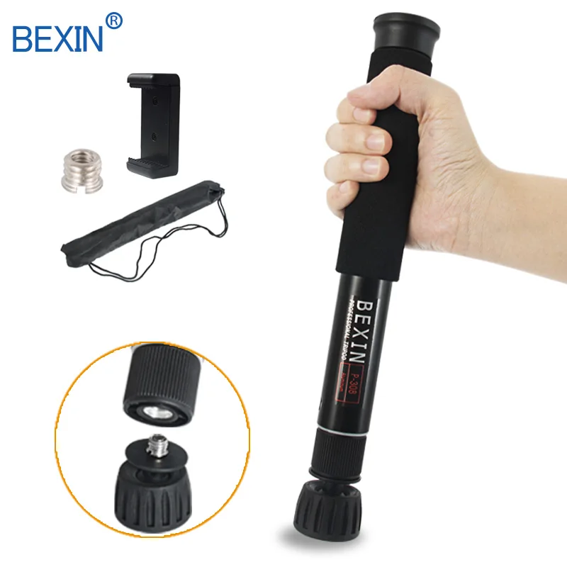 BEXIN выдвижной легкий портативный мини-монопод для камеры Телефон Стенд ручной unipod dslr камера Видео монопод для sony Canon