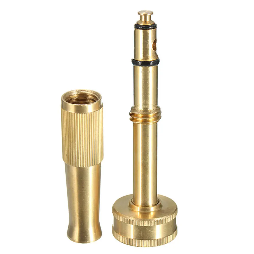 

Water Sprayer Hose Nozzle Brass Head Part Accessories High Pressure Garden Spray Gun Watering & Irrigation Golden Copper