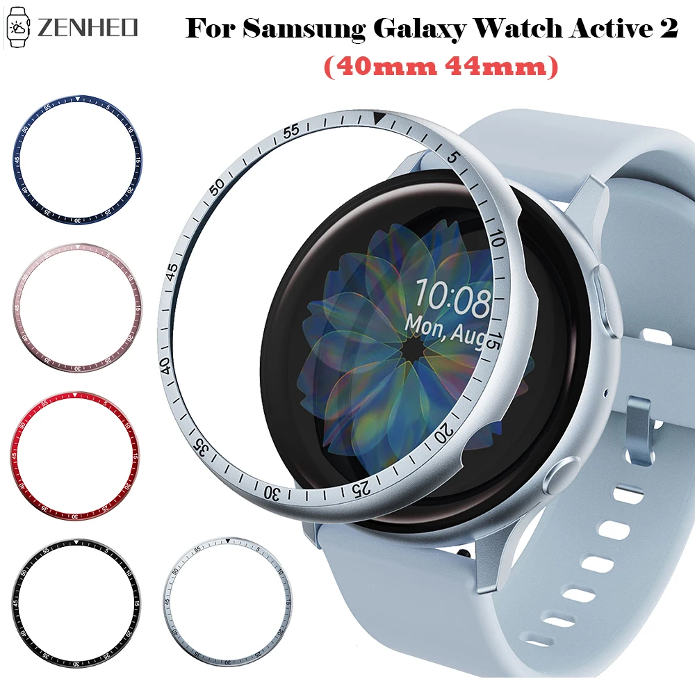 Металлическая рамка кольцо для Samsung Galaxy Watch Active 2 40 мм 44 защитный чехол Аксессуары |