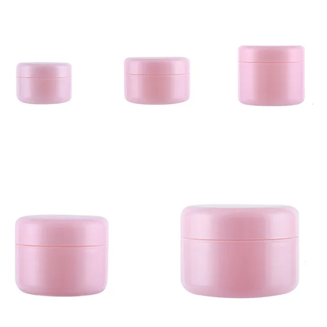 30Pcs 10g/20g/30g/50g/100g Empty Makeup Jar Pot Refillable Sample bottles Travel Face Cream Lotion Cosmetic Container White 3