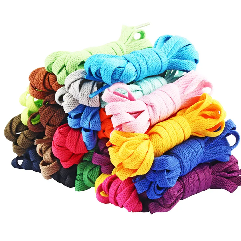Shoelaces for Shoes 1 pair Colored Shoe Laces Sneaker Flat Shoelaces Hiking Boots Shoe Strings Colored Laces for Sneakers