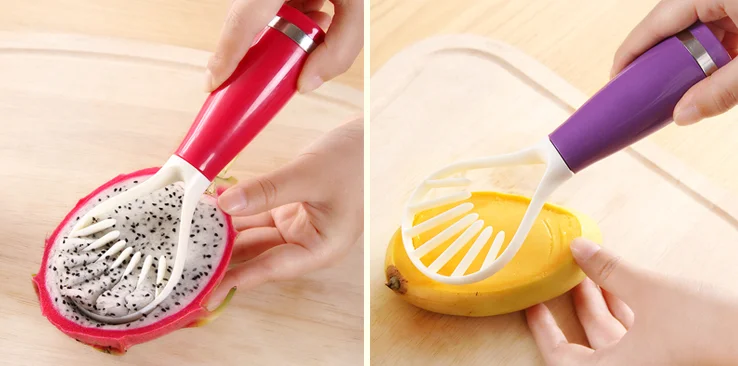 Household lazy artifact multifunctional melon and fruit digging meat to seed spoon J03