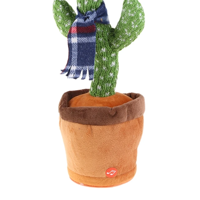 1 Pc Electronic Shake Singing Cactus Plant Toy, Funny Dancing Cactus Plush Toys for early Childhood Education 1