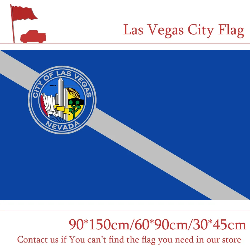 

Free shipping 3x5ft Las Vegas City Flag 90*150cm 60*90cm Flag Polyester 30*45cm Car Flag For Vote / Event / Office