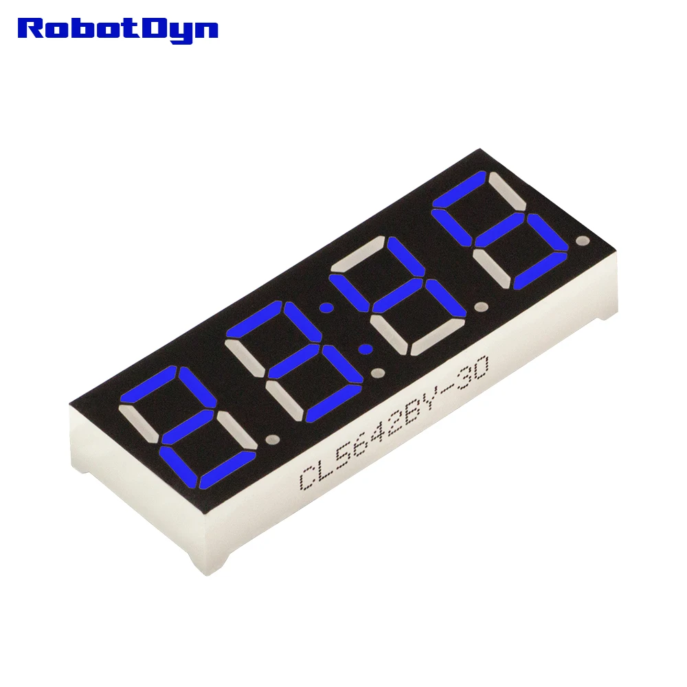 PHOTO==ANGLE==0G-00005777==COMP-LED-4D-7S-0.56x5==Blue-clock-colon