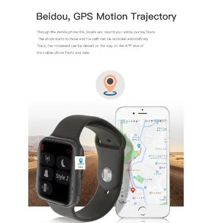  Smart watch IWO 11 Smart Clock for Men With GPS 1:1 44mm Series 5 SmartWatch Heart Rate Monitor Cal - 4000257079164