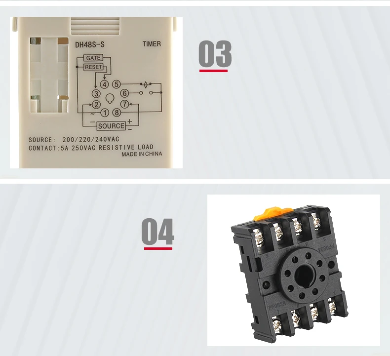 led digital timer programável interruptor do relé base do soquete temporizador de ciclo de repetição