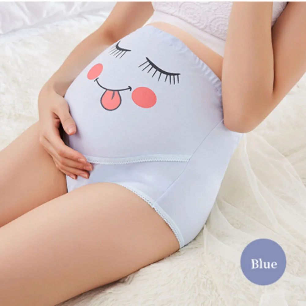 

High waist maternity panties cute soft pants multicolor pregnant women underwear suitable for all sizes intimate clothes