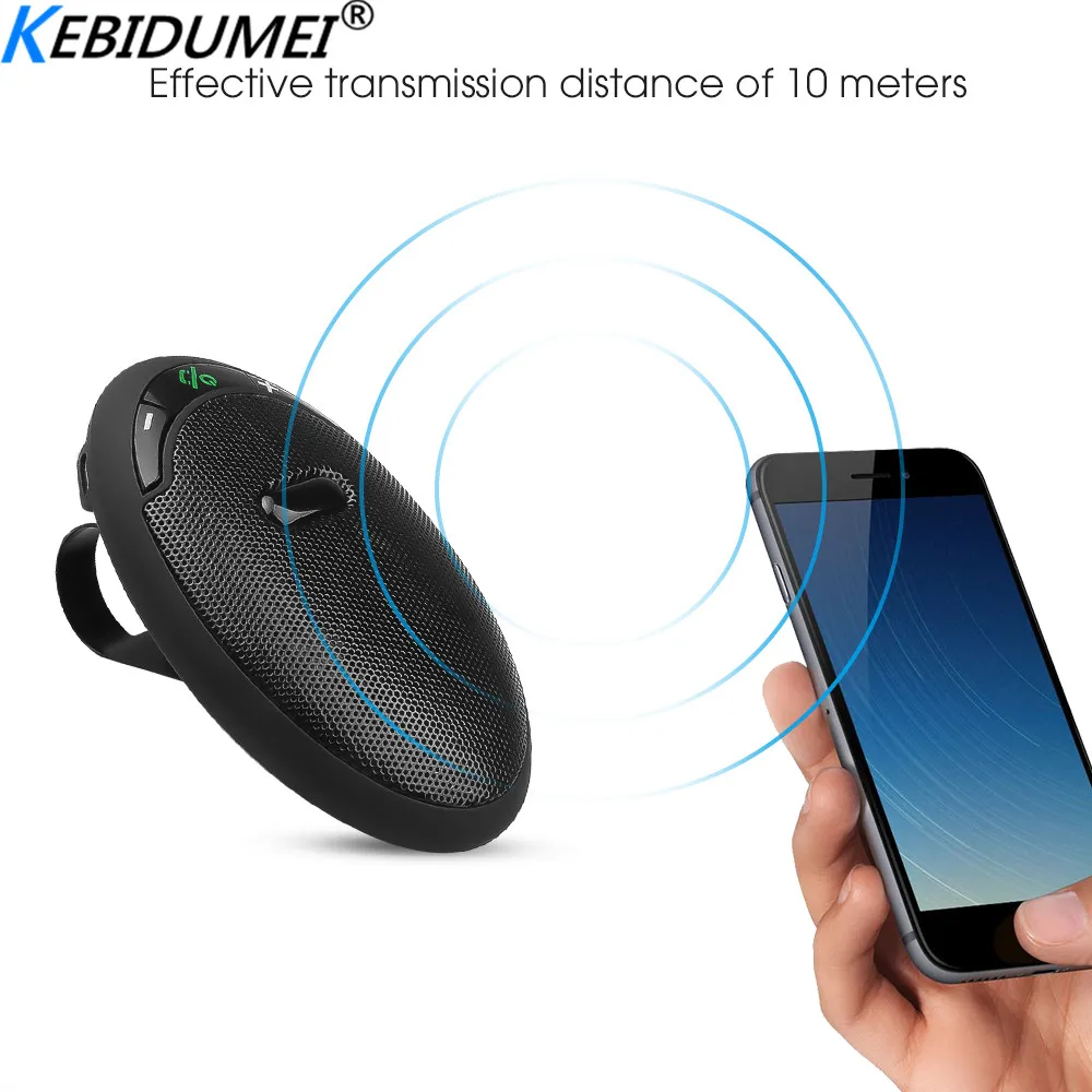 

Wireless MP3 Player Bluetooth Handsfree Car Kit Speaker Audio Music Speaker Bluetooth 5.0 Multipoint Sun Visor For Smartphones