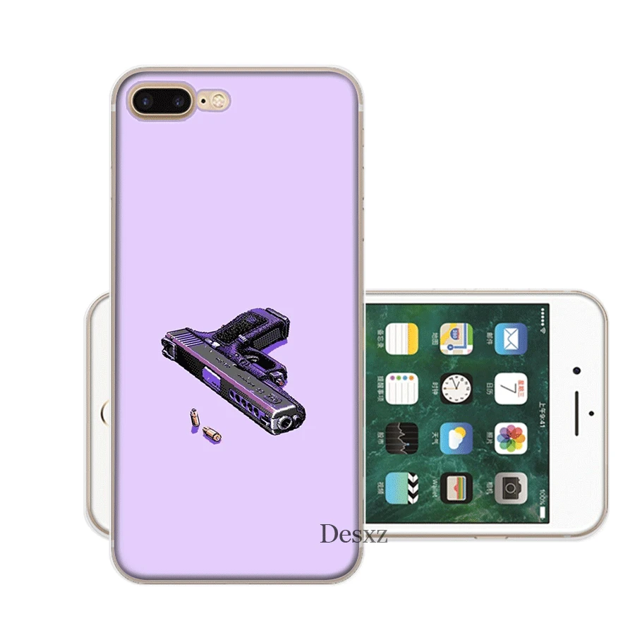 Мобильный чехол для телефона для iPhone Apple XR X XS Max 6 6s 7 8 P Lus 5 5S SE оболочка пистолет защита Мода - Цвет: H5