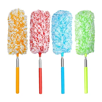 

4 Pcs Microfiber Dusters Hand Duster Washable Cleaning Tool Extendable Dusters for Cleaning Office Car Computer Air Condition