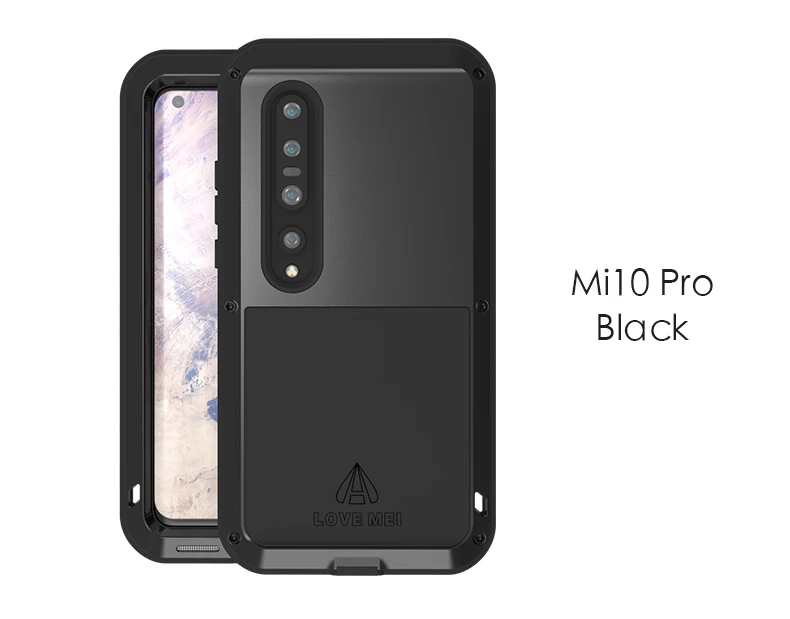 LOVE MEI For Xiaomi Mi 10 Pro Case Shock Dirt Proof Water Resistant Metal Armor Cover Phone Case For Xiaomi Mi 10 (12)