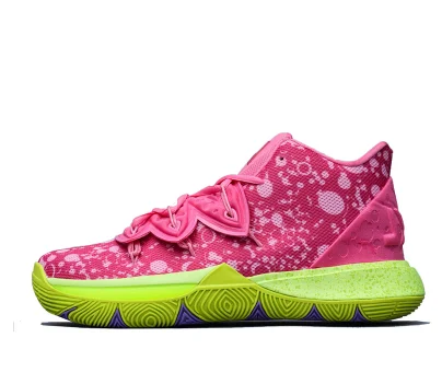Mvp Мужская Баскетбольная обувь для мальчиков, кроссовки бандулу, Lerbon Classic Kyrie 5, большой размер 45, уличная спортивная обувь, Zapatos De Hombre - Цвет: Красный