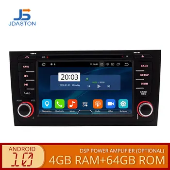 

JDASTON Octa Cores Android 10 4G+64G Car DVD Player For AUDI A6 S6 RS6 1997-2004 Car Multimedia GPS Stereo 2 Din Car Radio WIFI
